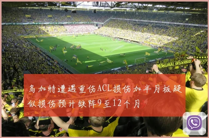 乌加特遭遇重伤ACL损伤加半月板疑似损伤预计缺阵9至12个月